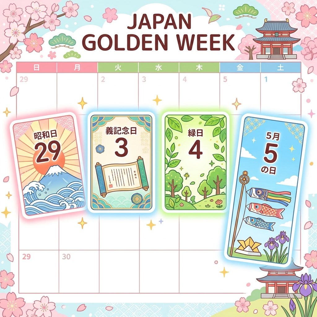 Japan Golden Week holiday calendar