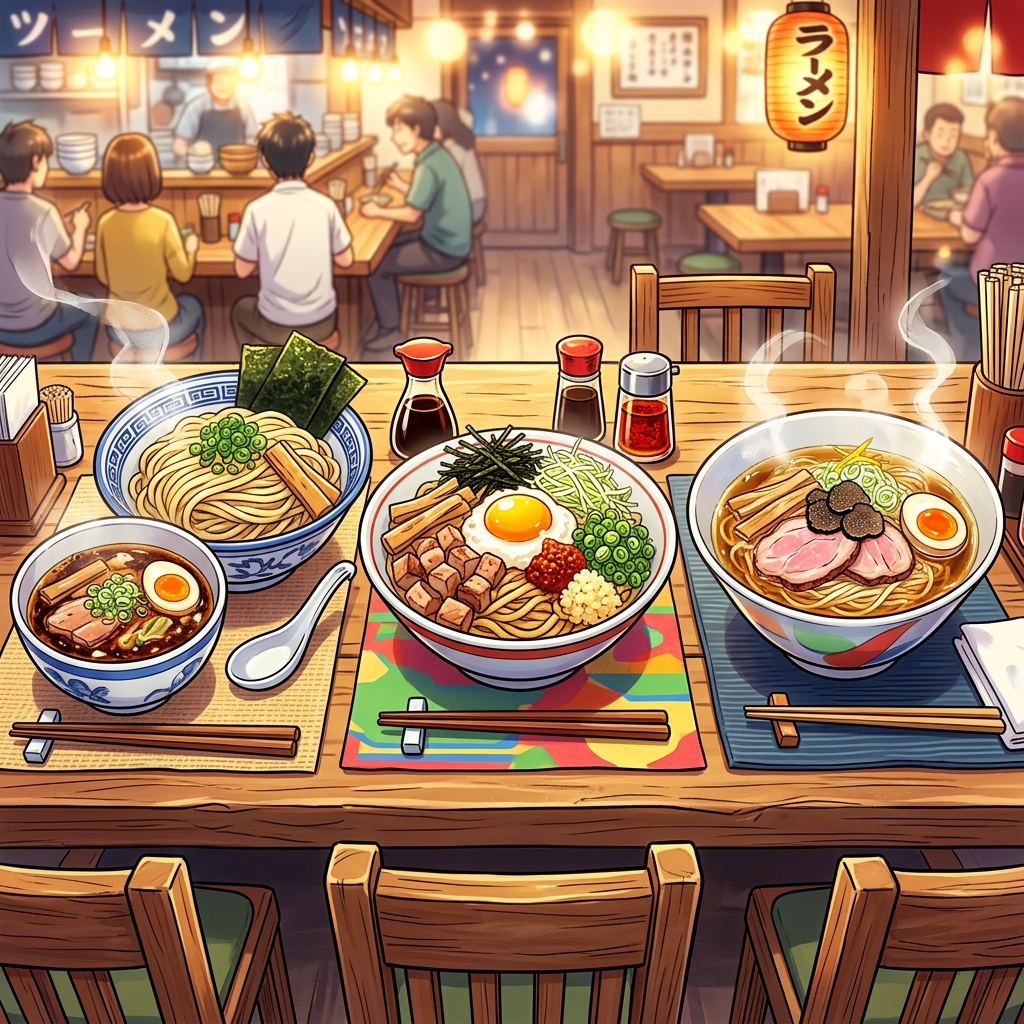 Tsukemen, abura soba, and Michelin-style refined ramen