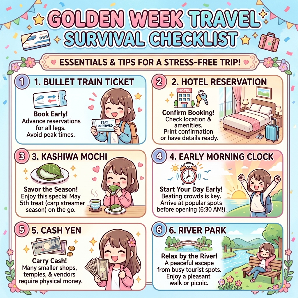 Golden Week travel practical checklist