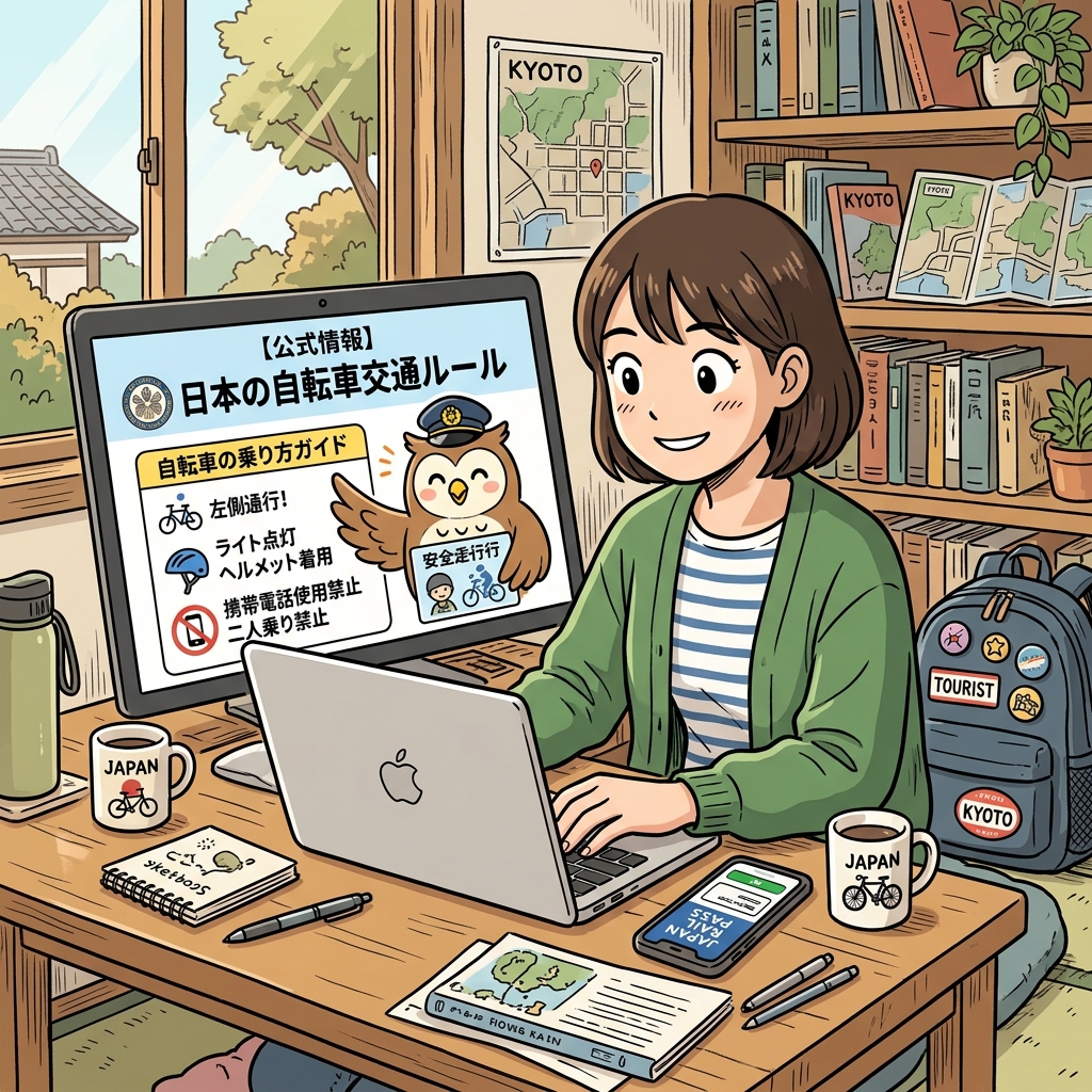 Official Japan bicycle rules website