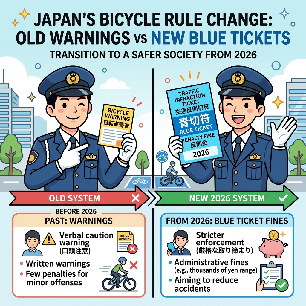 Japan bicycle rule change 2026