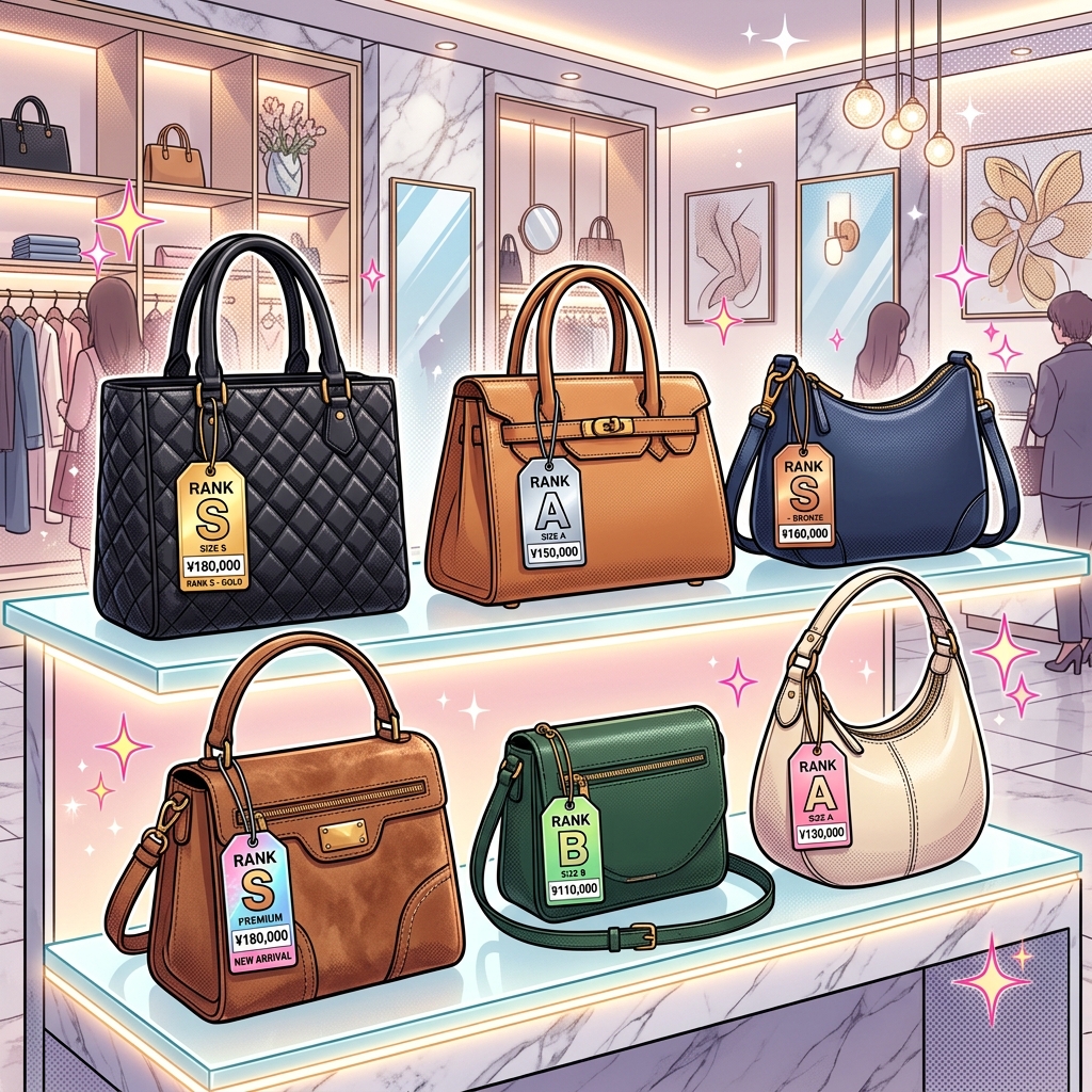 A high-end luxury vintage boutique in Omotesando